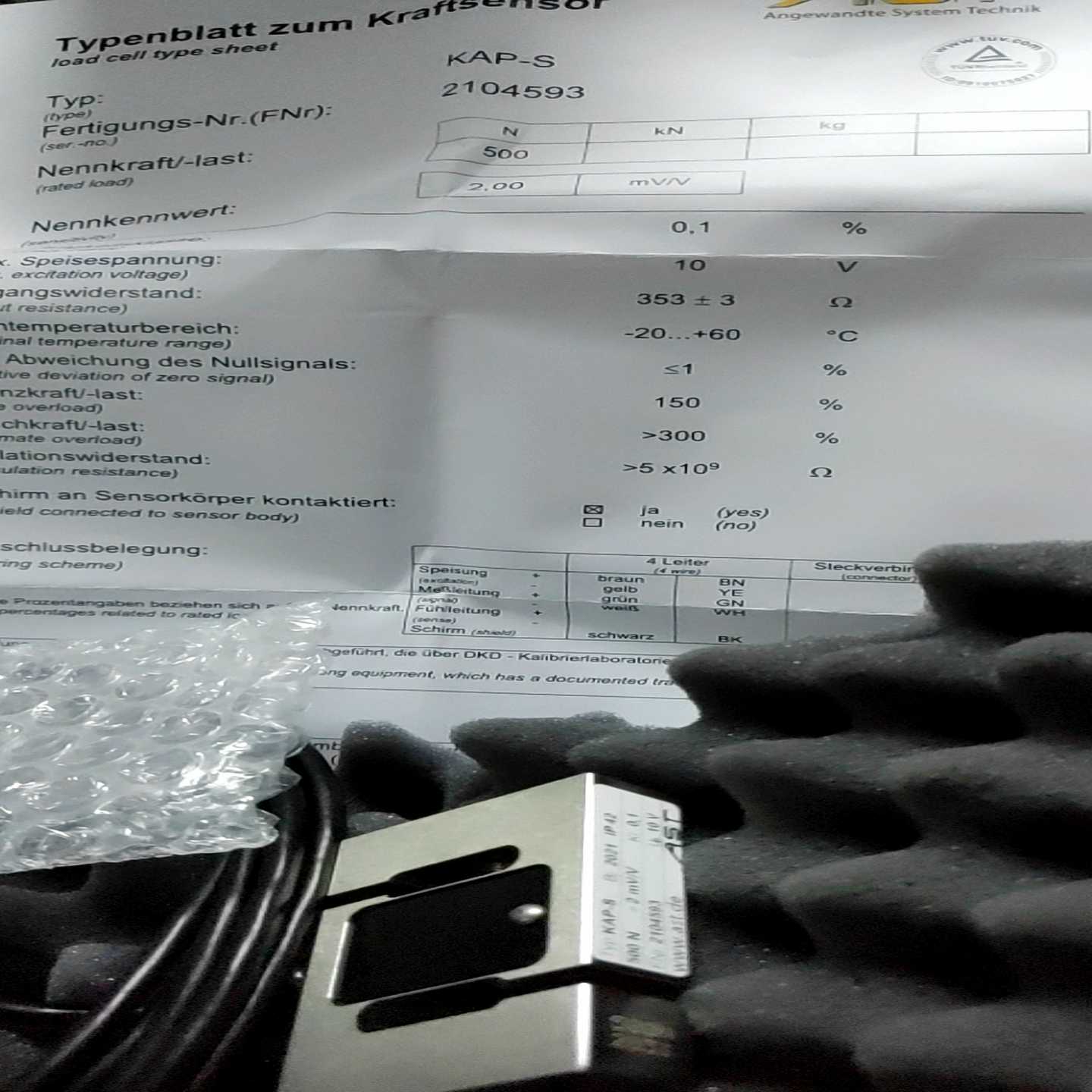 代理德国AST压t力传感器AST4400B00020-B-1-F-0-224系列