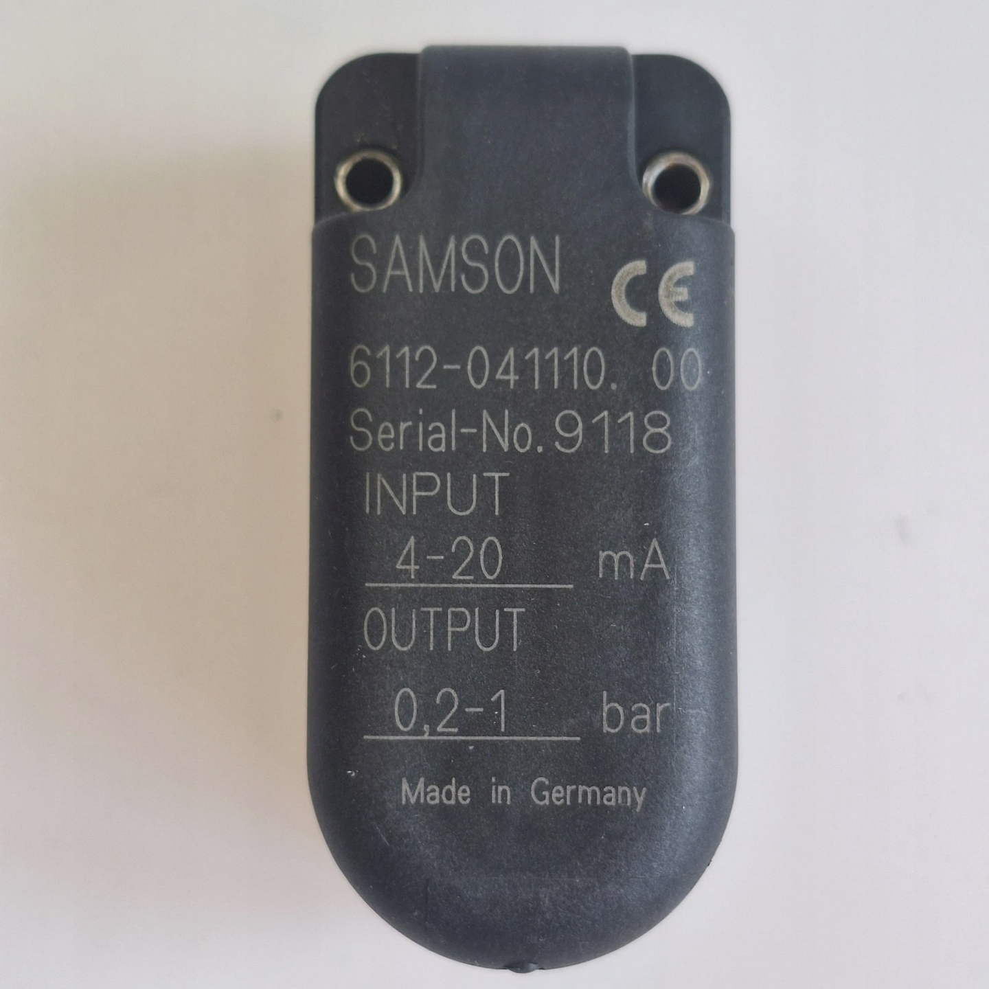 Samson6112I/PElectropneumaticConverter4-20mAto0.2-1.0