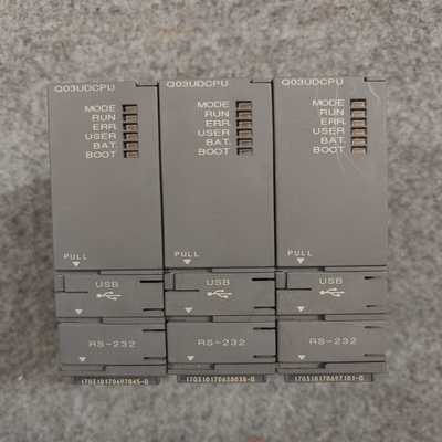 三菱PLC模块Q03UDCPU件实物图拍摄成色【博航商行】