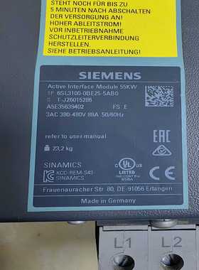 【议价】6SL3100-0BE25-5AB0适用