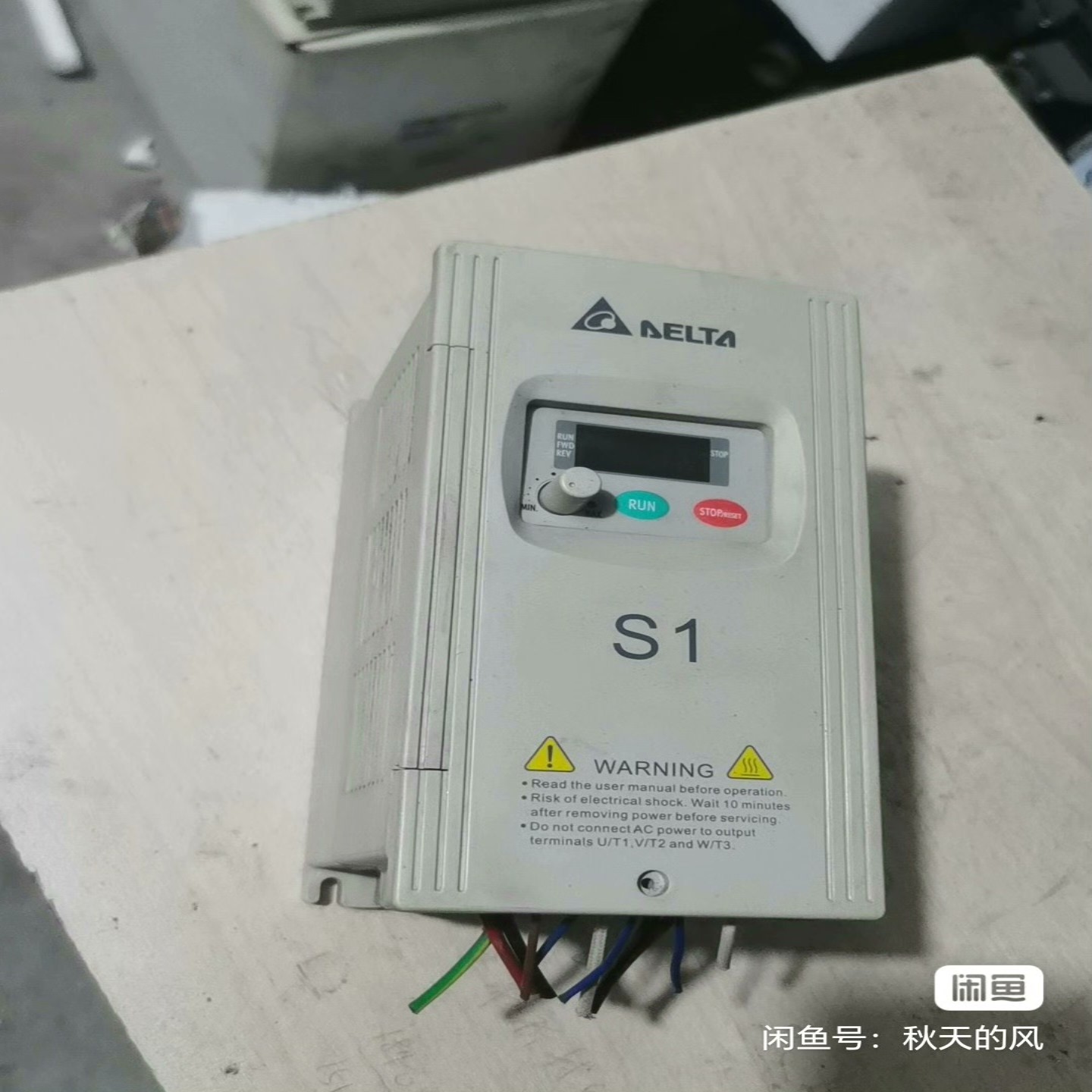 【请询价】VFD015S21D台达变频器二手拆机功能已测试完好包好用