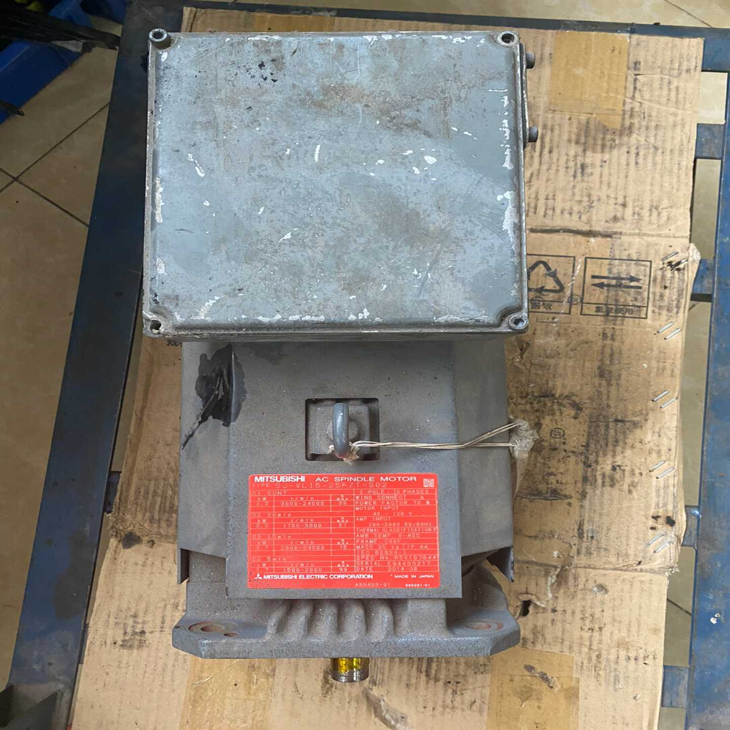 三菱24000转主轴电机SJ-VL15-25FZT-S0(亚飞商行）