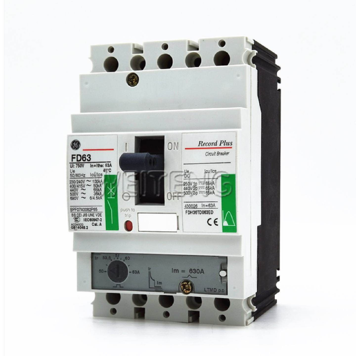 供应9年老店 GE通用电气 FD63 低压断路器 FDH63TD