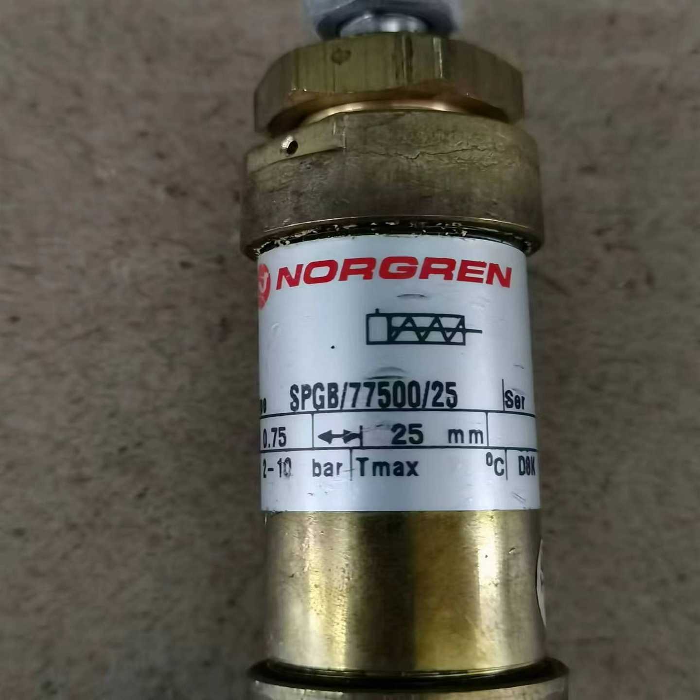 议价诺冠norgren气缸，型号SPGB/77500/25，功能