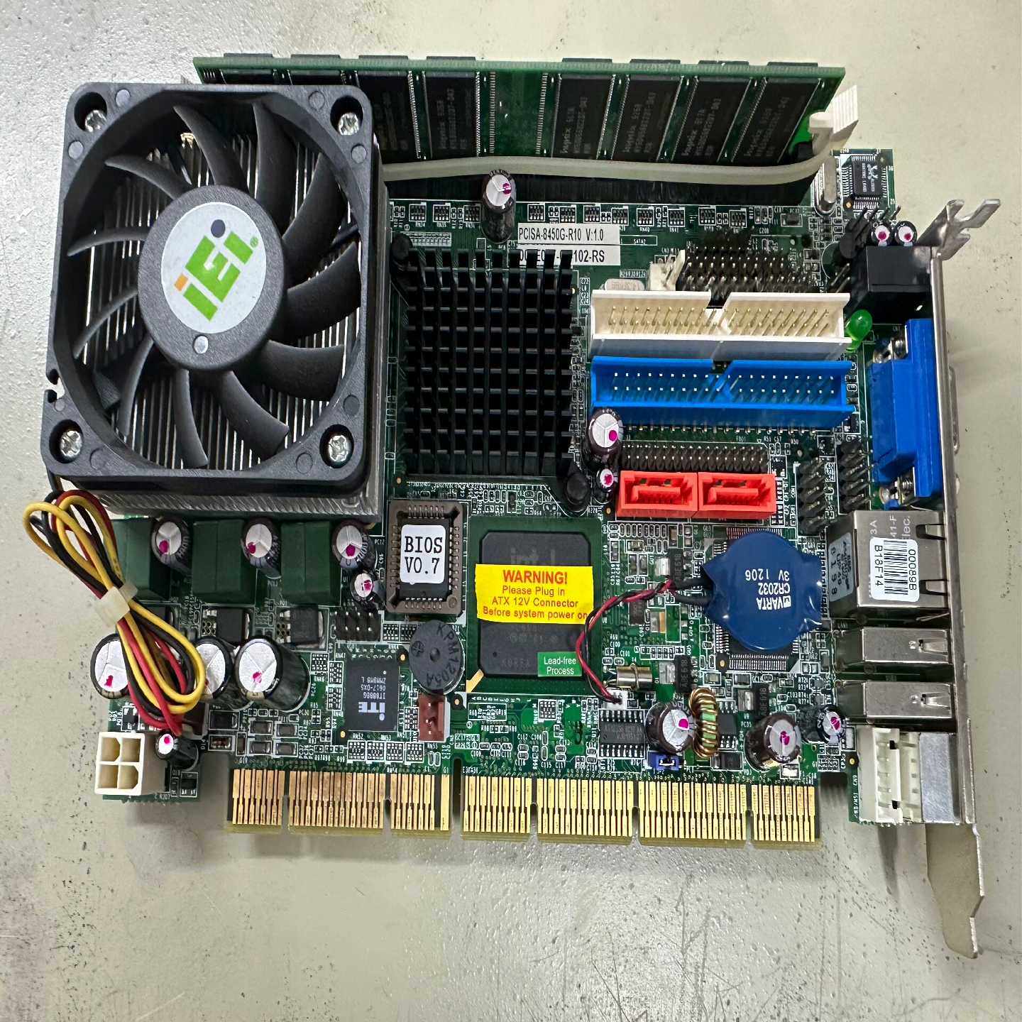 威达工控机主板PCISA-8450G-R10V:1.0配-议价