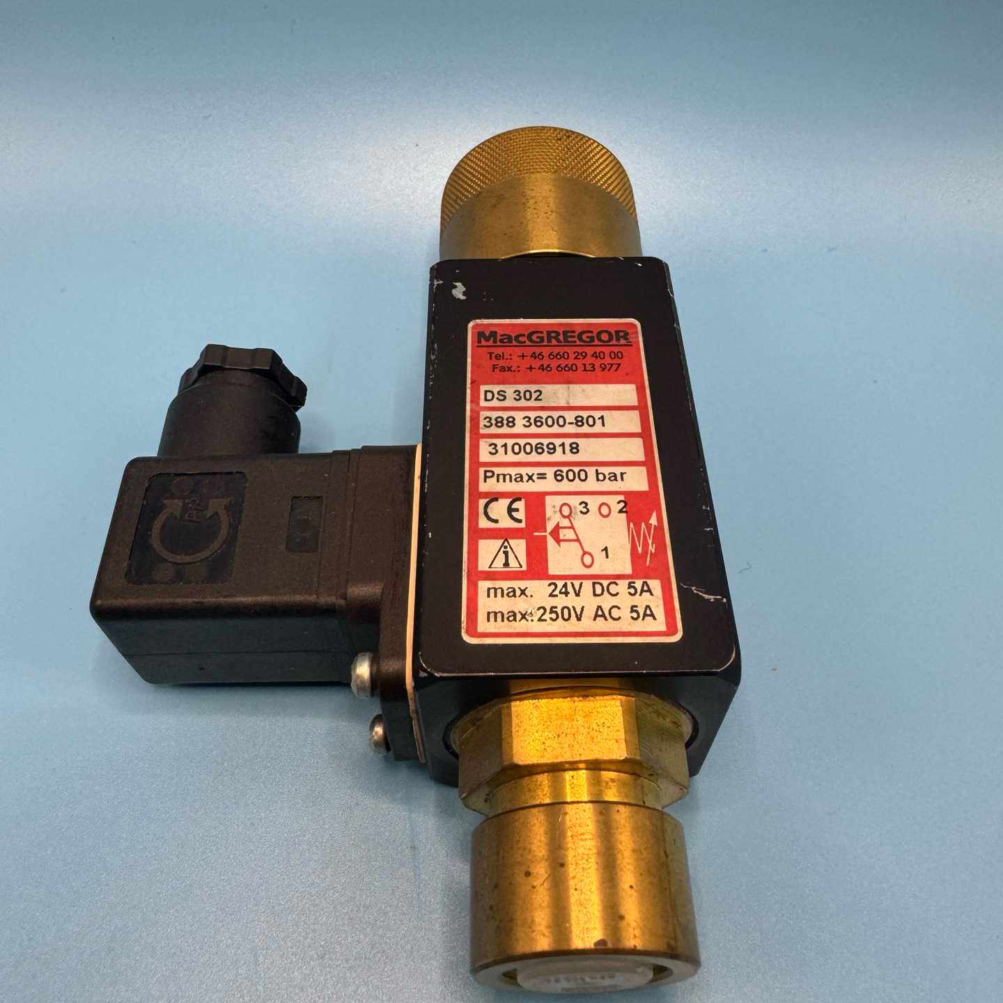 议价麦基嘉MacGregor船用压力开关S302询价