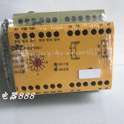 配件皮尔兹安全继电器PNOZXV2.1324240VAC774552议价