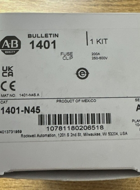 ALLENBRADLEY1492-N45FUSECLIP200A250-600V***NewInBox