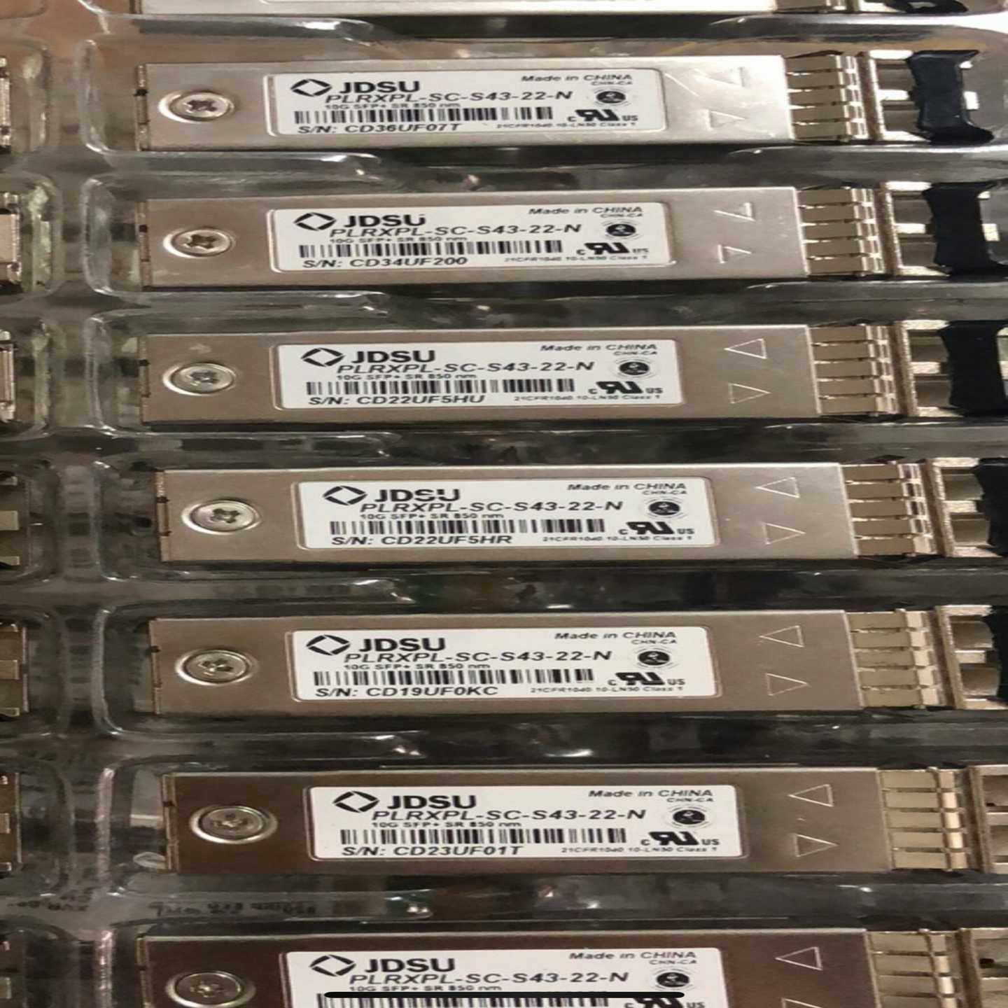 10GB多模光纤模块JDSU 10G SFP+SR 85~询价