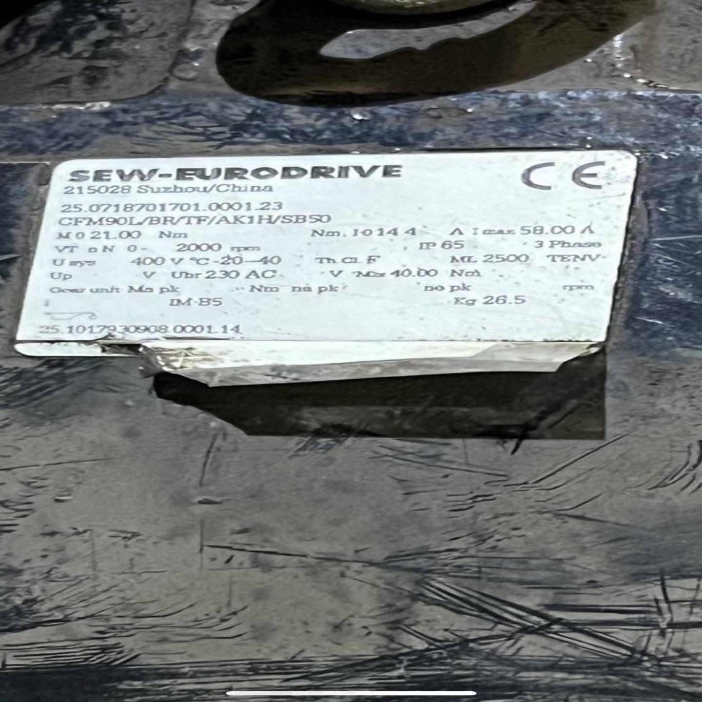 配件SEW伺服电机CFM90LBRTFAK1HSB50二手功能包好议价议价