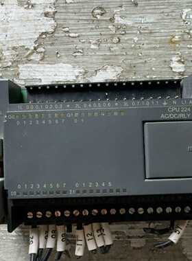 CPU224模块，功能包好，缺一个接线端子，接口齐全。成色看--议价