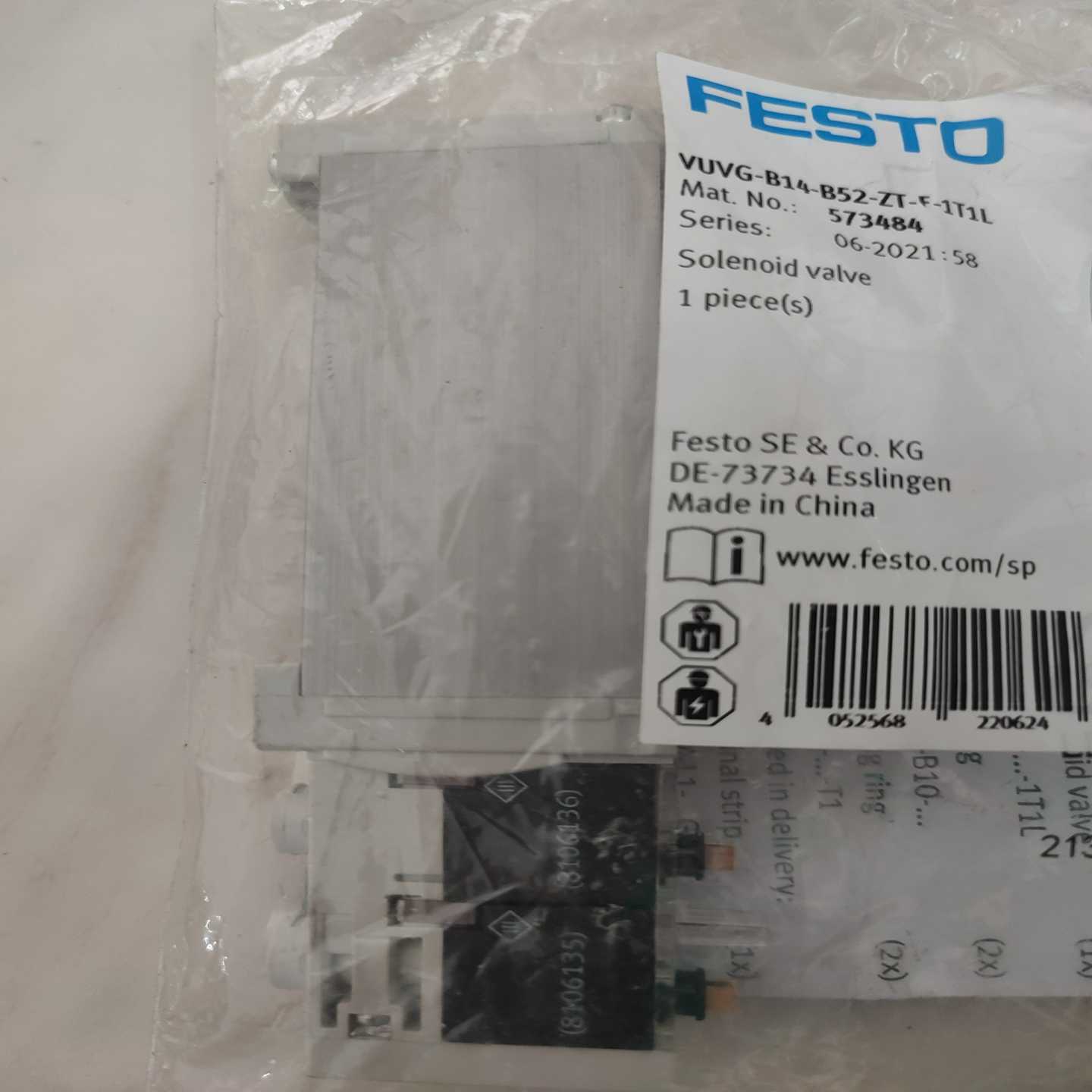 配件费斯托VUVG-B14-P53C-ZT-F-1P3 B52-ZT-F-1T1L现货57348议价