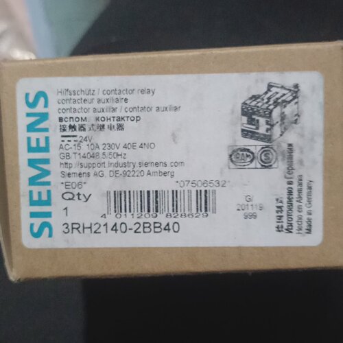 询价-接触器式继电器3RH21402BB40