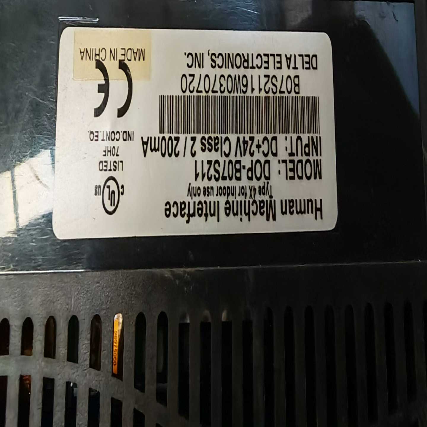 【议价】台达触摸屏DOP-B07S211成色实物图，功能正常，到手就适