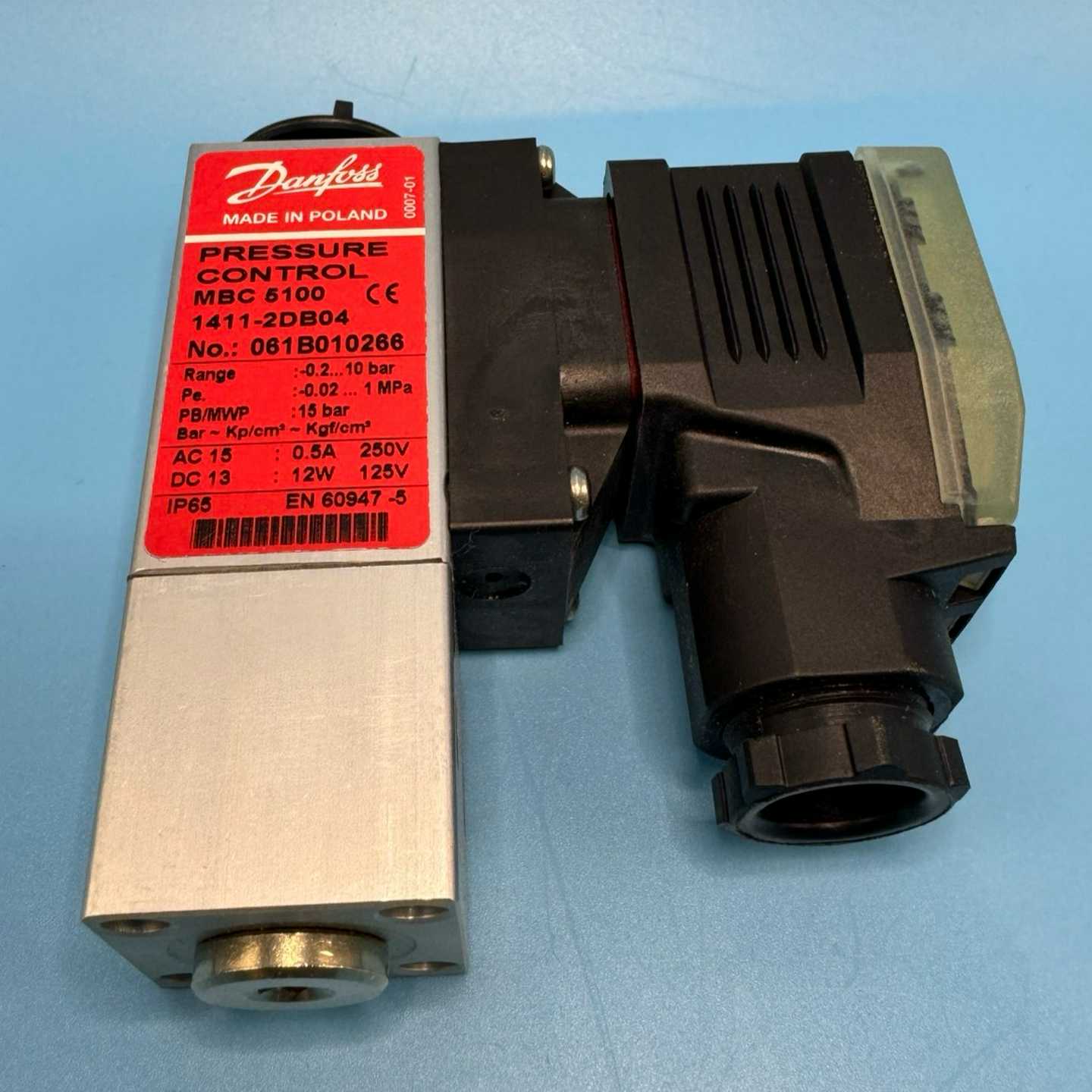 Danfoss丹佛斯压力开关MBC51001411(亚飞商行）