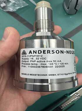 全新德国ANDERSON-NEGELE温度传感器，型号NCS--议价商品