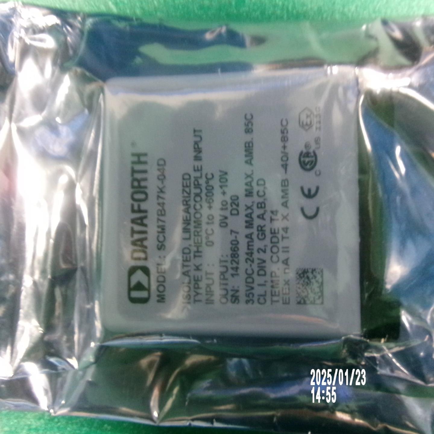 议价DATAFORTH  隔离线性K型热电偶变送器SCM7B47