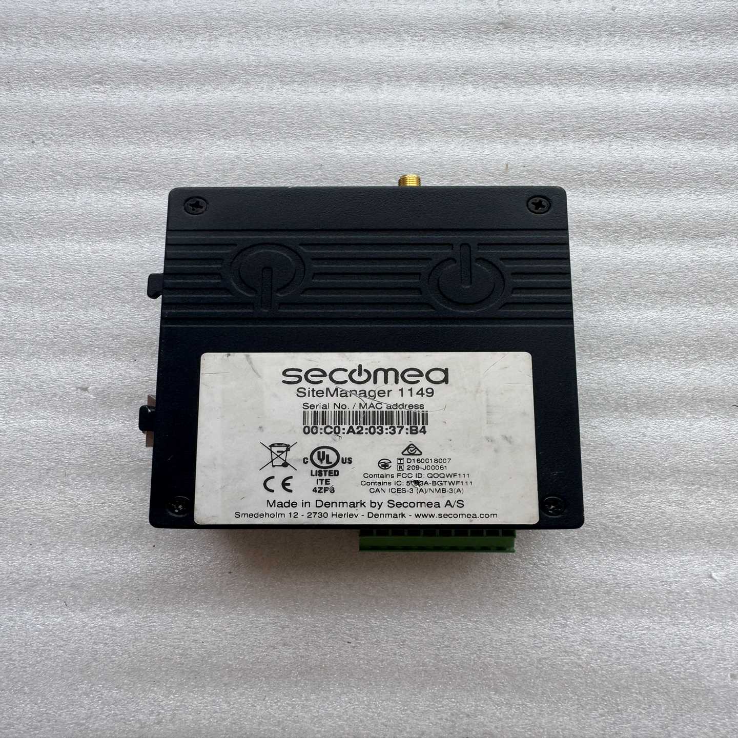 丹麦原装Secomea西肯麦SiteManager1149--议价商品