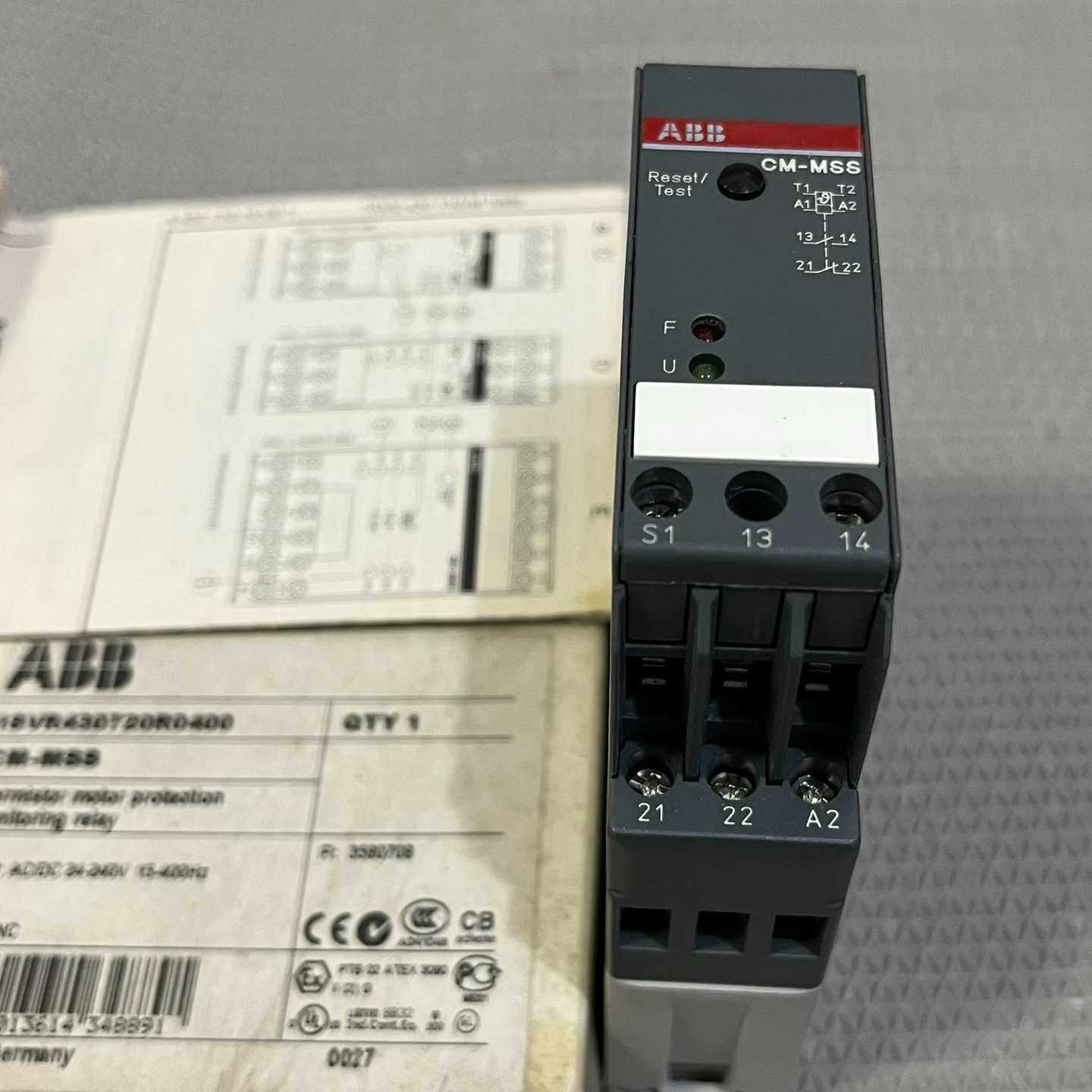 CM-MSS继电器1SVR430720R0400 全新原装正{议价}