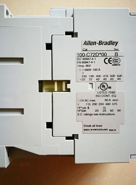 议价正品AB全新100-C72DJ00 100-C72D*00 DC24V接触器现货
