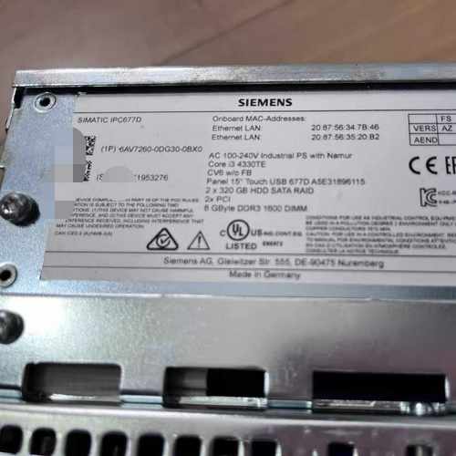 6AV7260-0DG10-0BX0橙色新功能完好议价出--议价商品