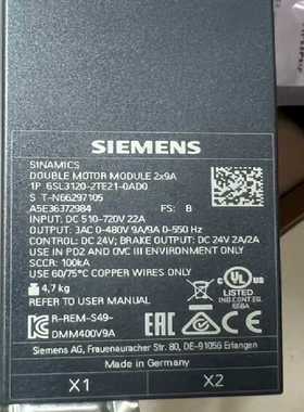 6SL3120-2TE21-0AD02x9A西门子S--议价商品