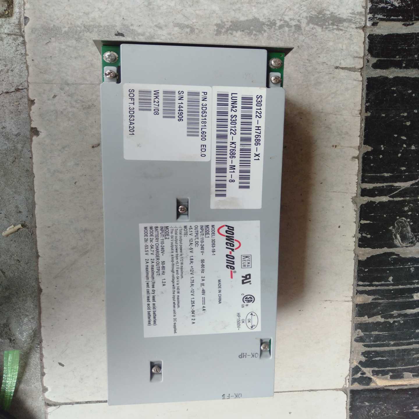 询价工业设备电源模块。0122-7686-101