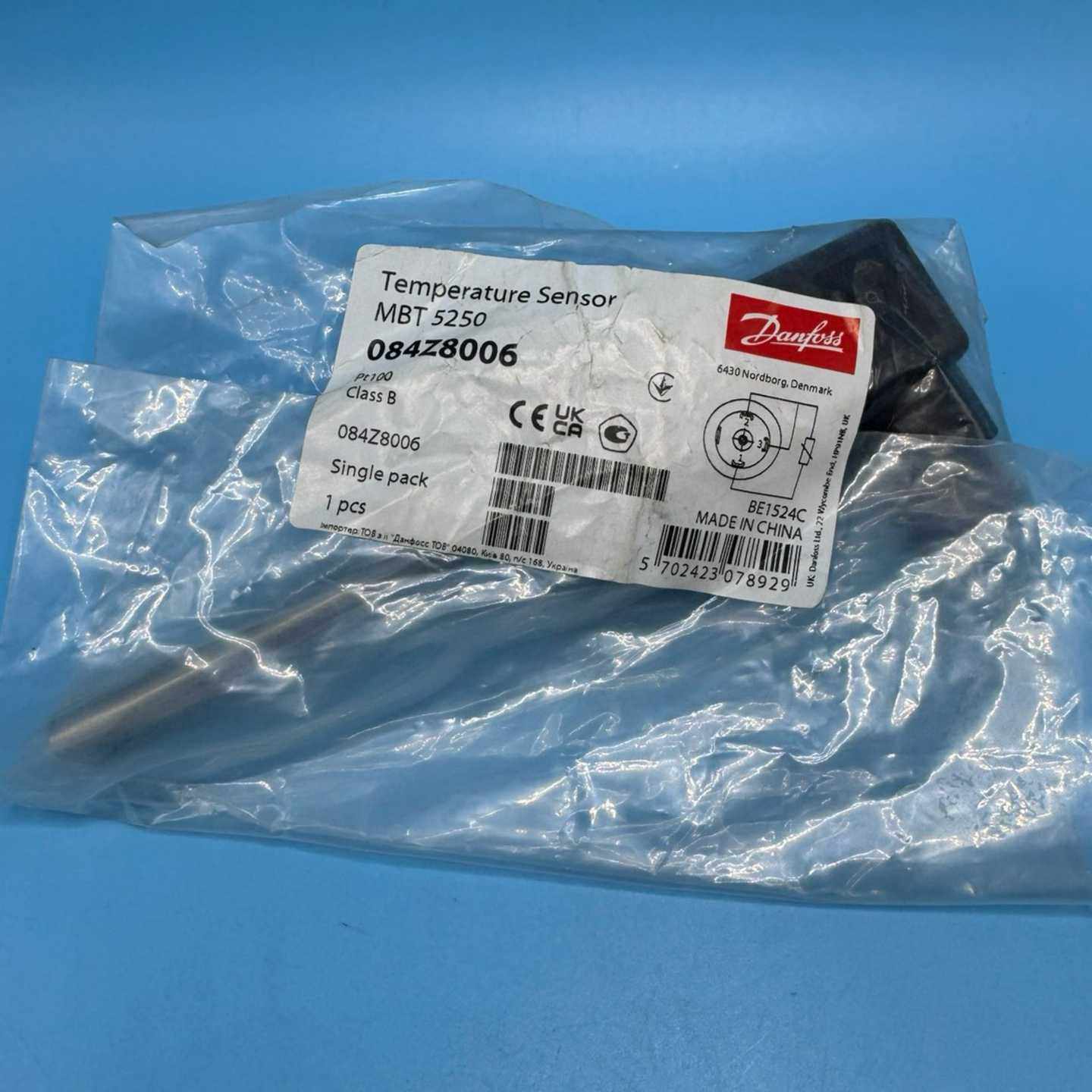 【请询价】全新Danfoss温度传感器MBT5250型号084Z80