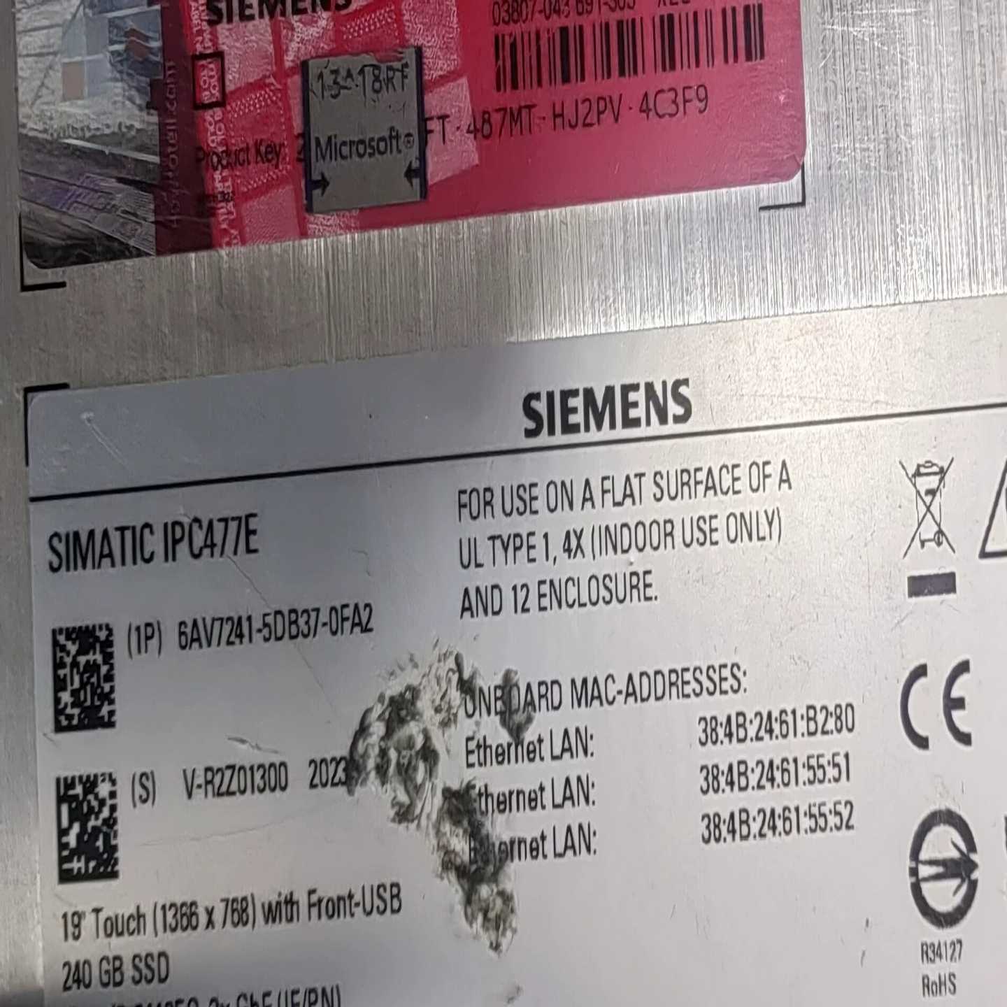 6AV7241-5DB37-0FA2橙色新功能完好议价出--议价商品