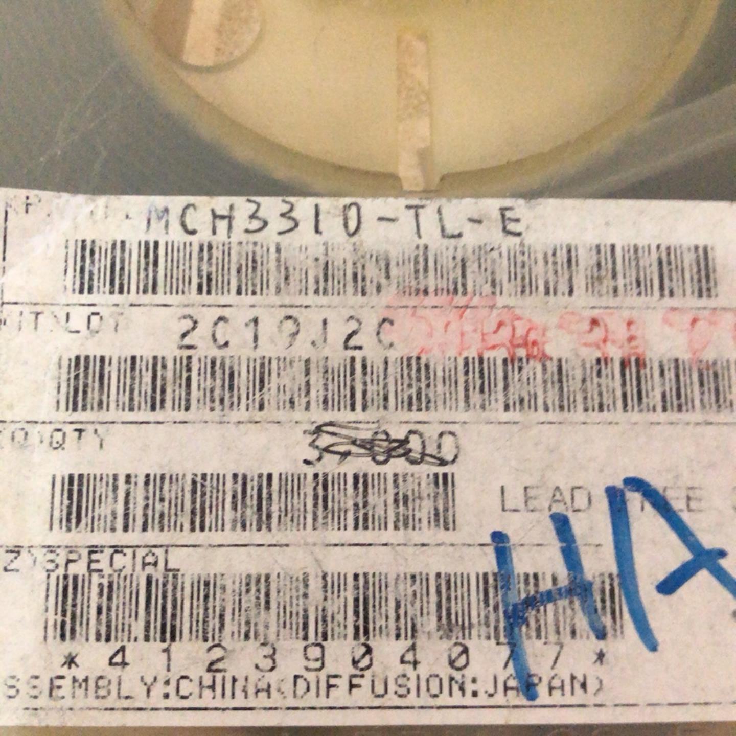 【请询价】MCH3310-TL-E只有2300只左右卖1288元