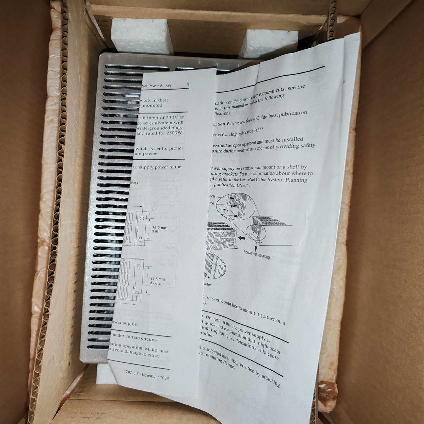 AB罗克韦尔1787系列电源，1787-DNPS SER，A【侨报商行】