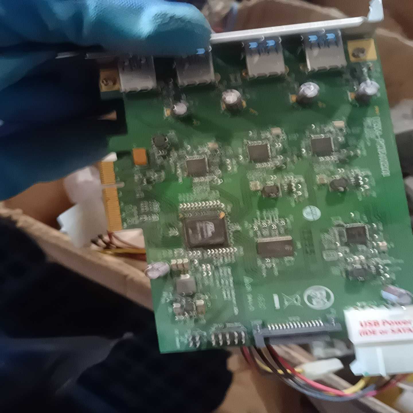 U3X4-PCIE1XE101四通道扩展卡工业相机卡全新-议价