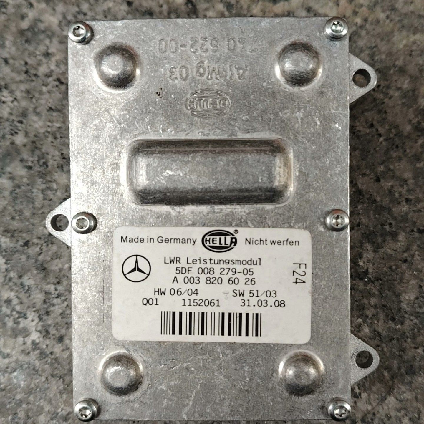 【议价】奔驰大灯AFS随动转向模块型号5DF 008 279-05