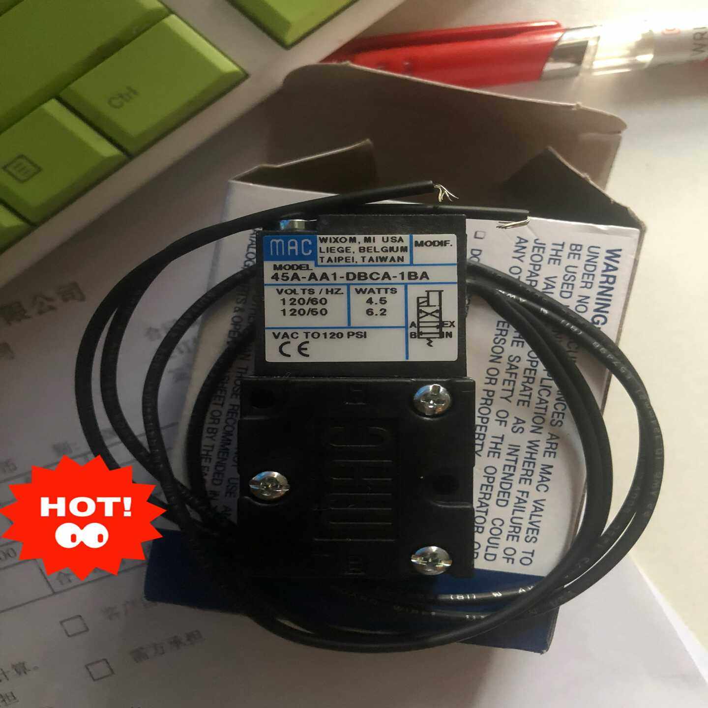 【议价】MAC电磁阀45A-AA1-DBCA-1BA适用