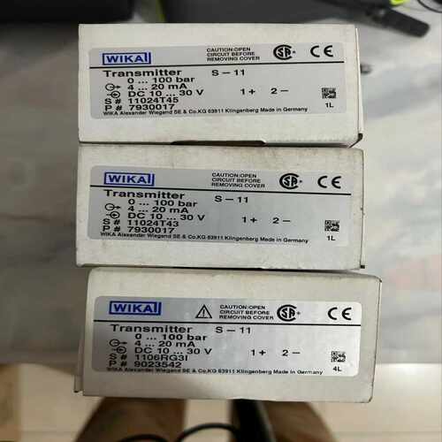 【星慕电子】Wika传感器 型号:S-11 0-100bar 平模  需