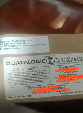 询价全新得利捷GD4400工业级扫码枪，手持式有线，原装正品。全