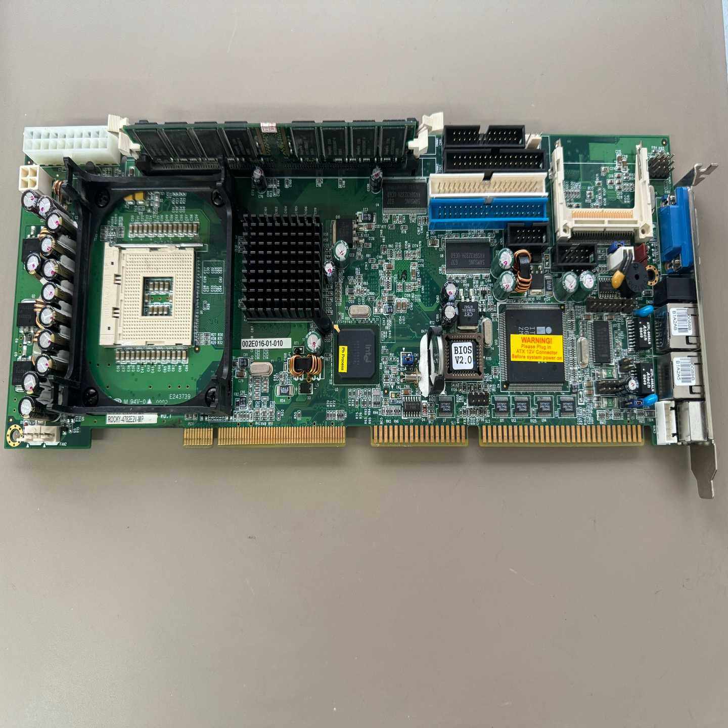 威达ROCKY-4782E2工控机主板配CPU内存（零零电子）