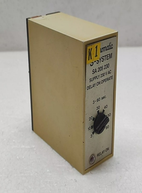 ElectromaticS-SystemSA205230Supply230VACDelayOnOpe