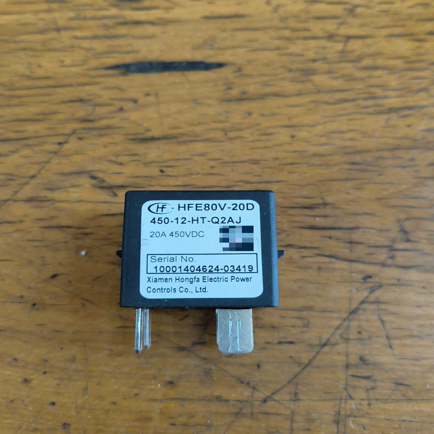宏发新能源继电器HFE80V-20D450-12-HT-~询价