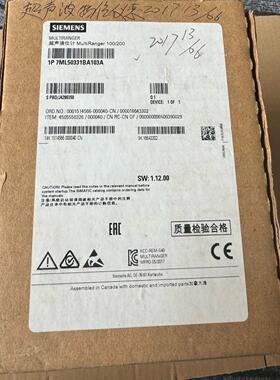 超声波液位计7ML50331BA103A全新原装加