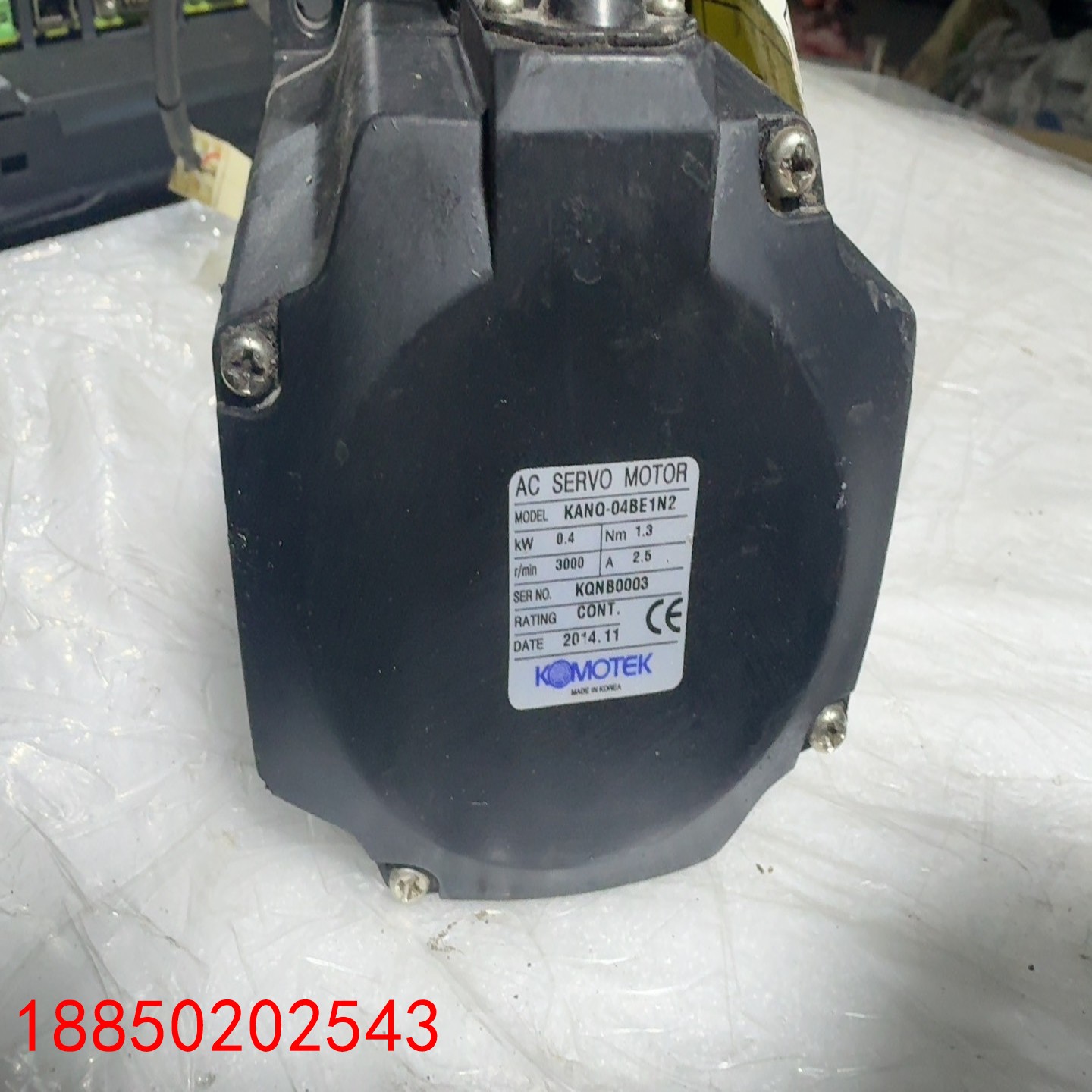 【请询价】KOMOTEK电机KANQ-04BE1N2拆机电机一台成色