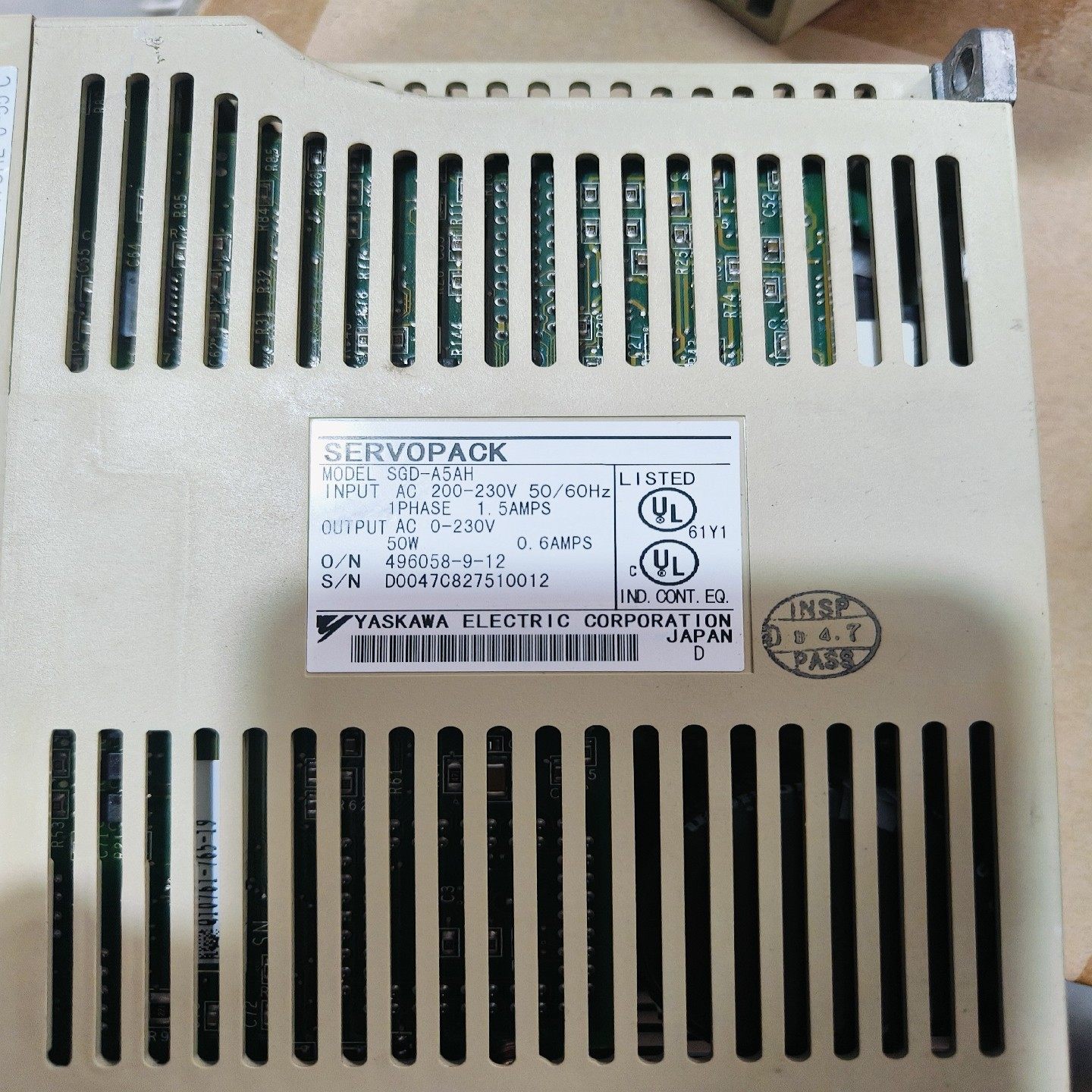 询价~安川50W伺服电机套 驱动器 SGDE-A5AP  四个SG