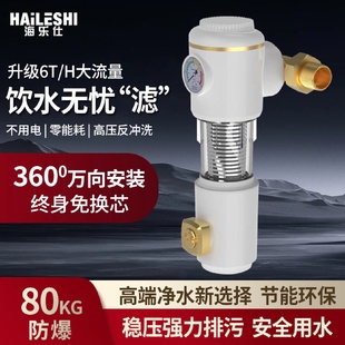 前置过滤器自动旋转清洗前置过滤器家用反冲洗前置过 爆款
