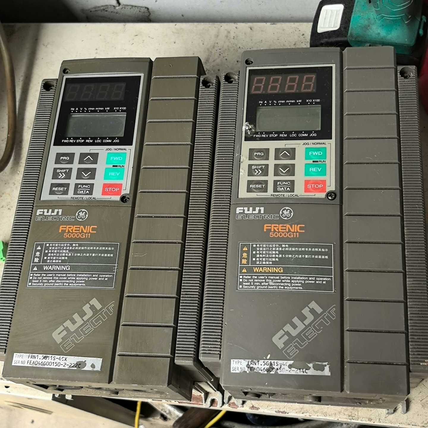 变频器 FRN1.5G11S-4CX  下来的 通电~询价