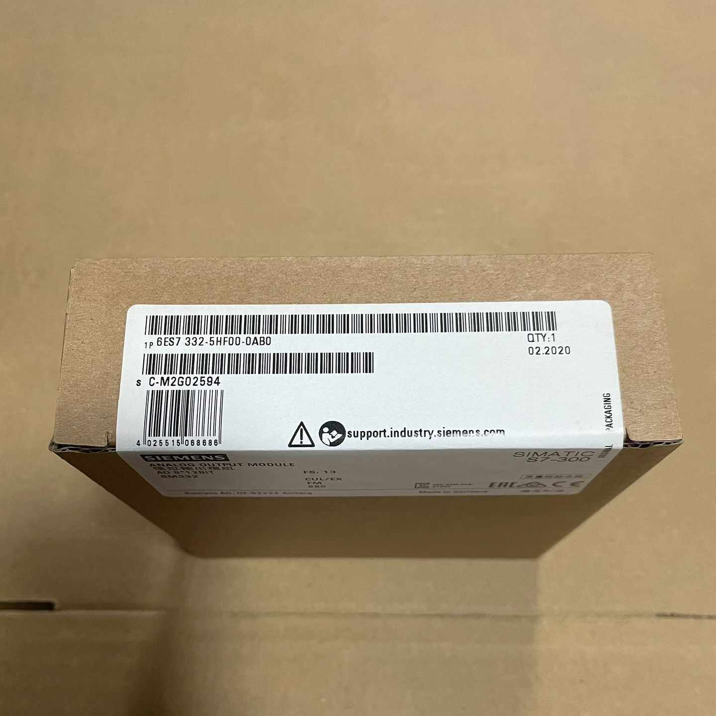 6ES7332-5HF00-0AB0PLC模块询价