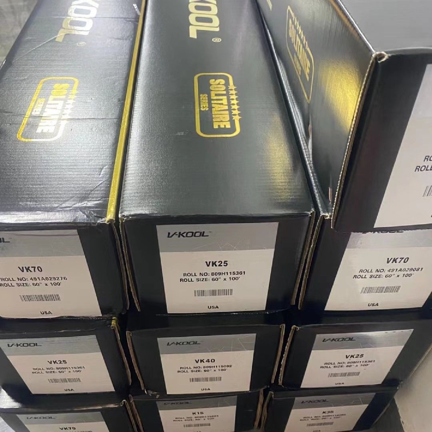 威固汽车玻璃膜太阳膜隔热爆膜V70Vk70K14K15前档侧后整卷30米
