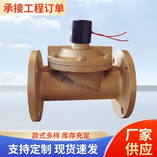 DF电磁阀水用法兰电磁阀球磨铸铁先导式 厂家现货先导式 电磁阀批发