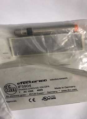 IFM易福门IF5904光电开关传感器德国，库存询价
