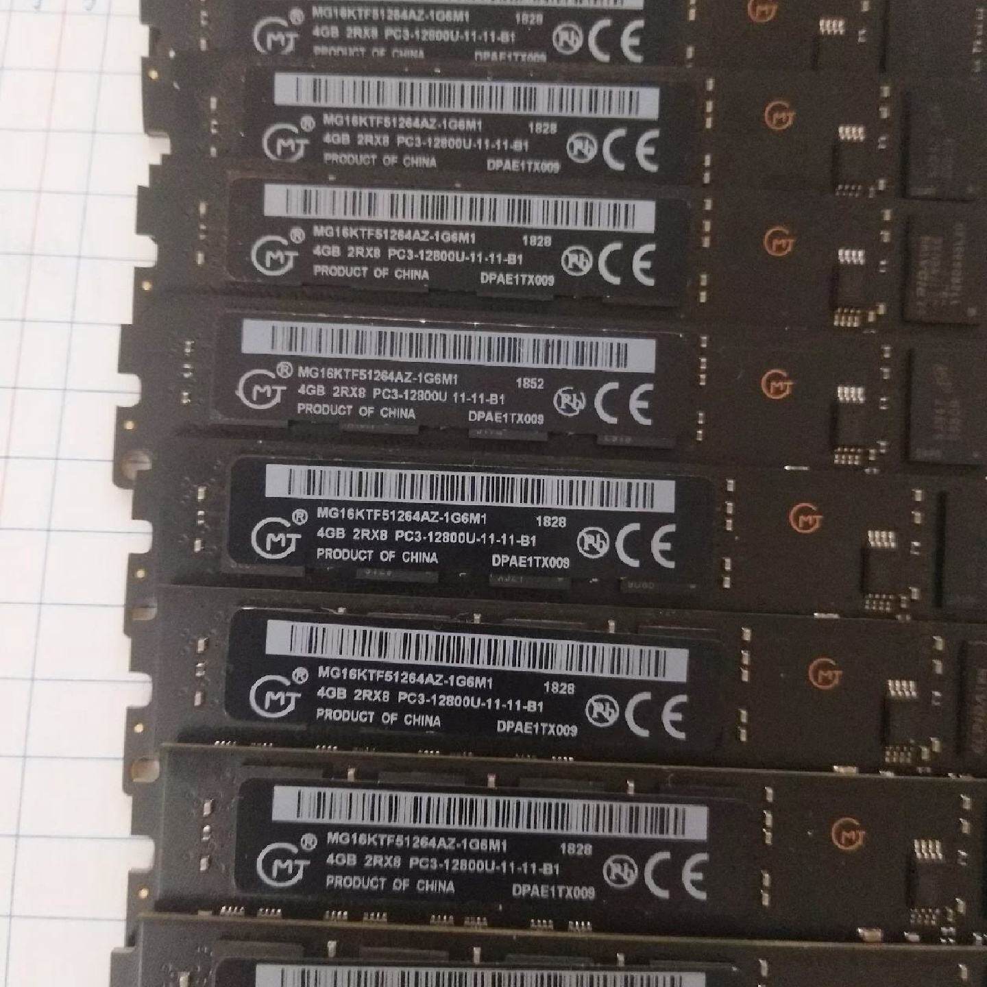 议价MT麦光MGDDR3代1600外屏4G内存厂日议价