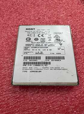HGST HGST 1.6TB SAS硬盘，型号HUSMM1